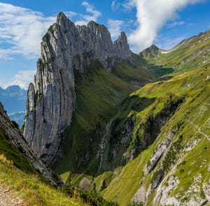 Saxer Lücke Hike in Switzerland