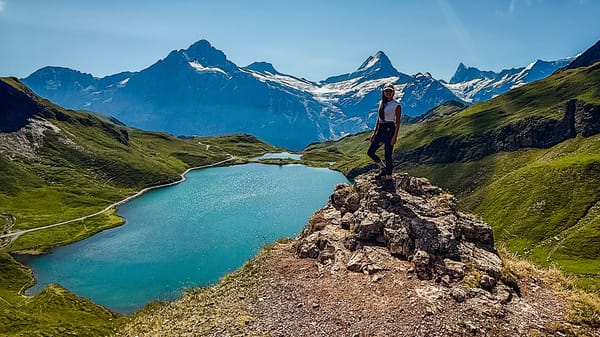 Bachalpsee hike in Switzerland