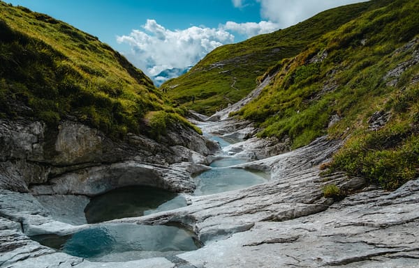 Glacier Mills of Alp Mora hike