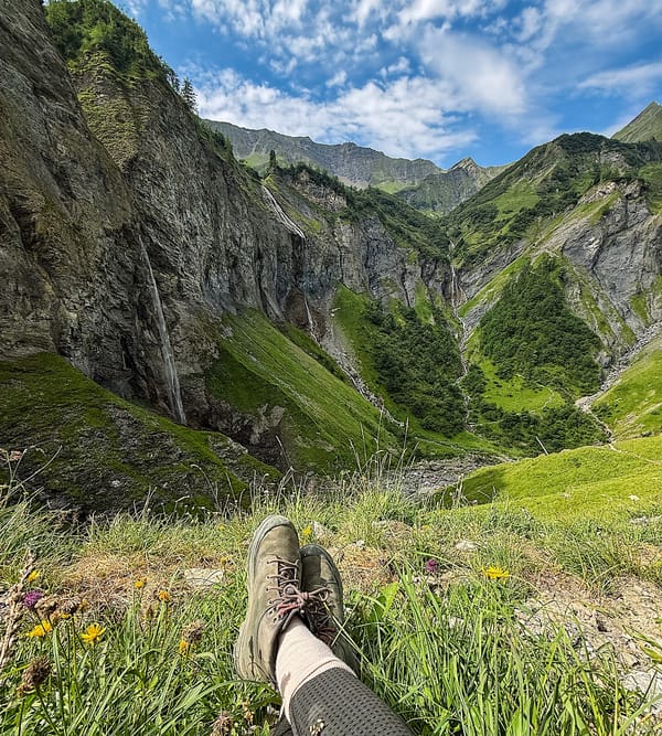 Waterfall-Arena Batöni Hike in Switzerland